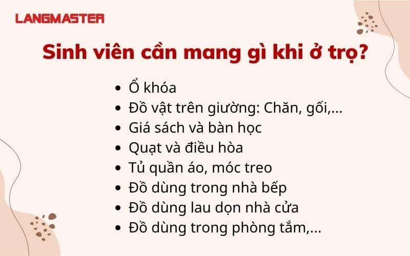 Ở Trọ Cần Những Gì? Checklist Đầy Đủ Cho Tân Sinh Viên (Kèm Lưu Ý Quan Trọng)