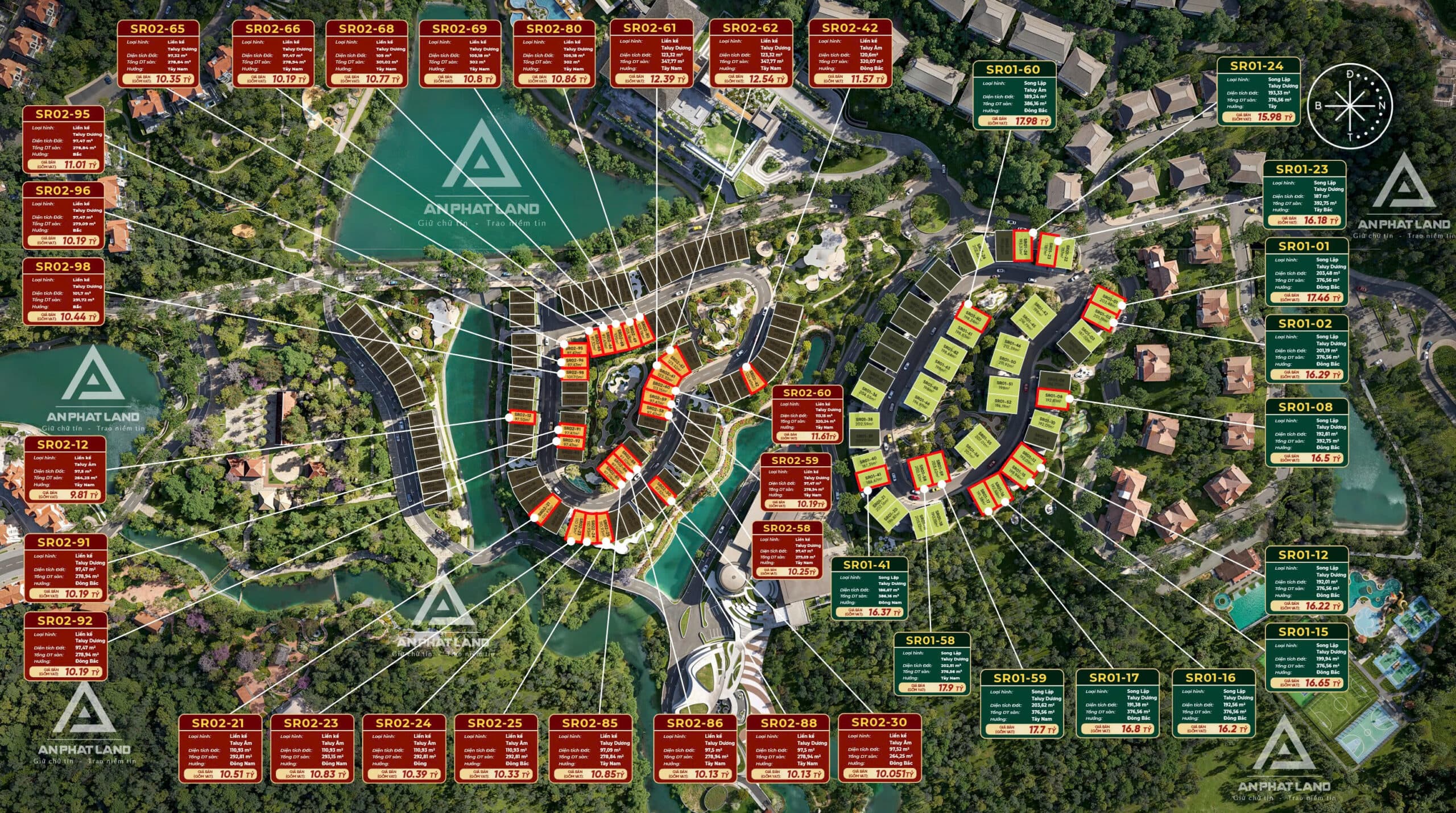 Mở bán quỹ căn biệt thự song lập & liền kề tại Thanh Xuân Valley |Phân khu Spring Residences – Giá chỉ từ 10 tỷ đồng.