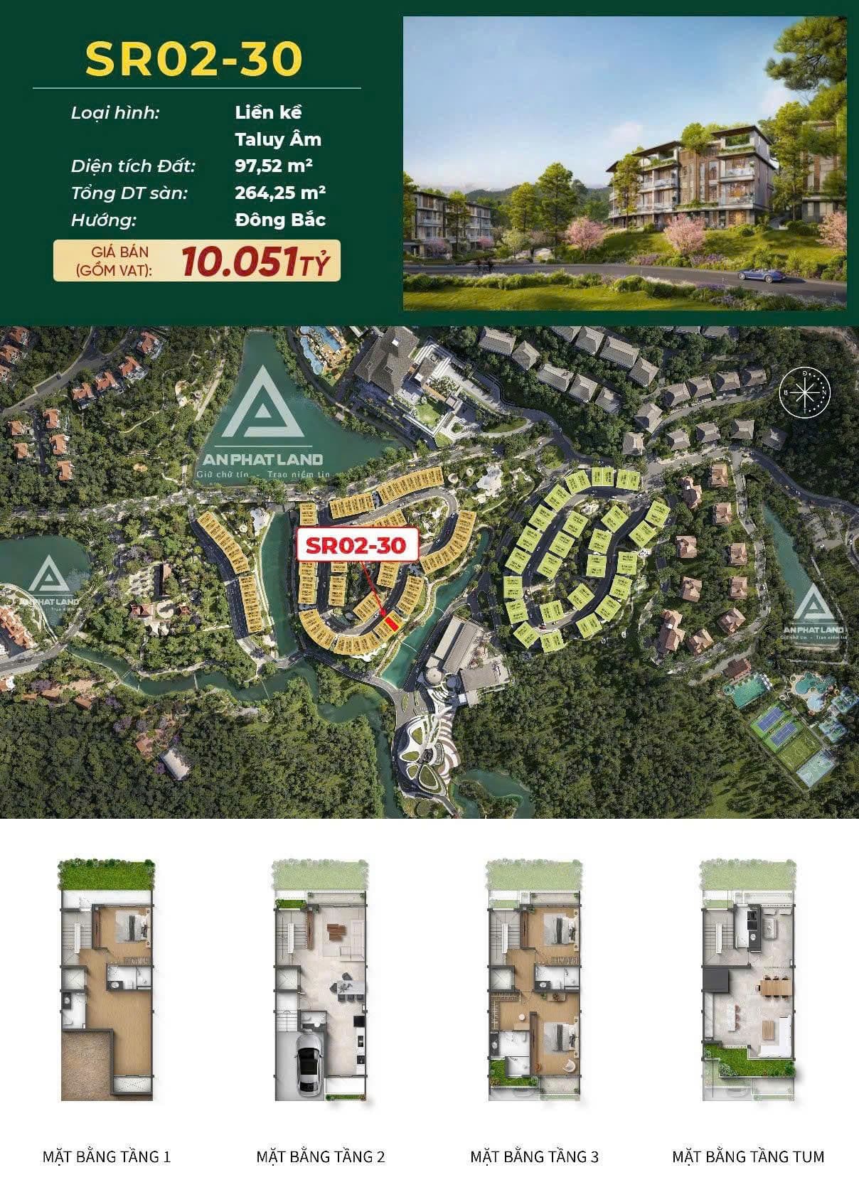 ĐỘC QUYỀN CĂN LIỀN KỀ SPRING RESIDENCES VIEW VALLEY CENTER 97,52 m2|THANH XUAN VALLEY GIÁ CHỈ 10 TỶ