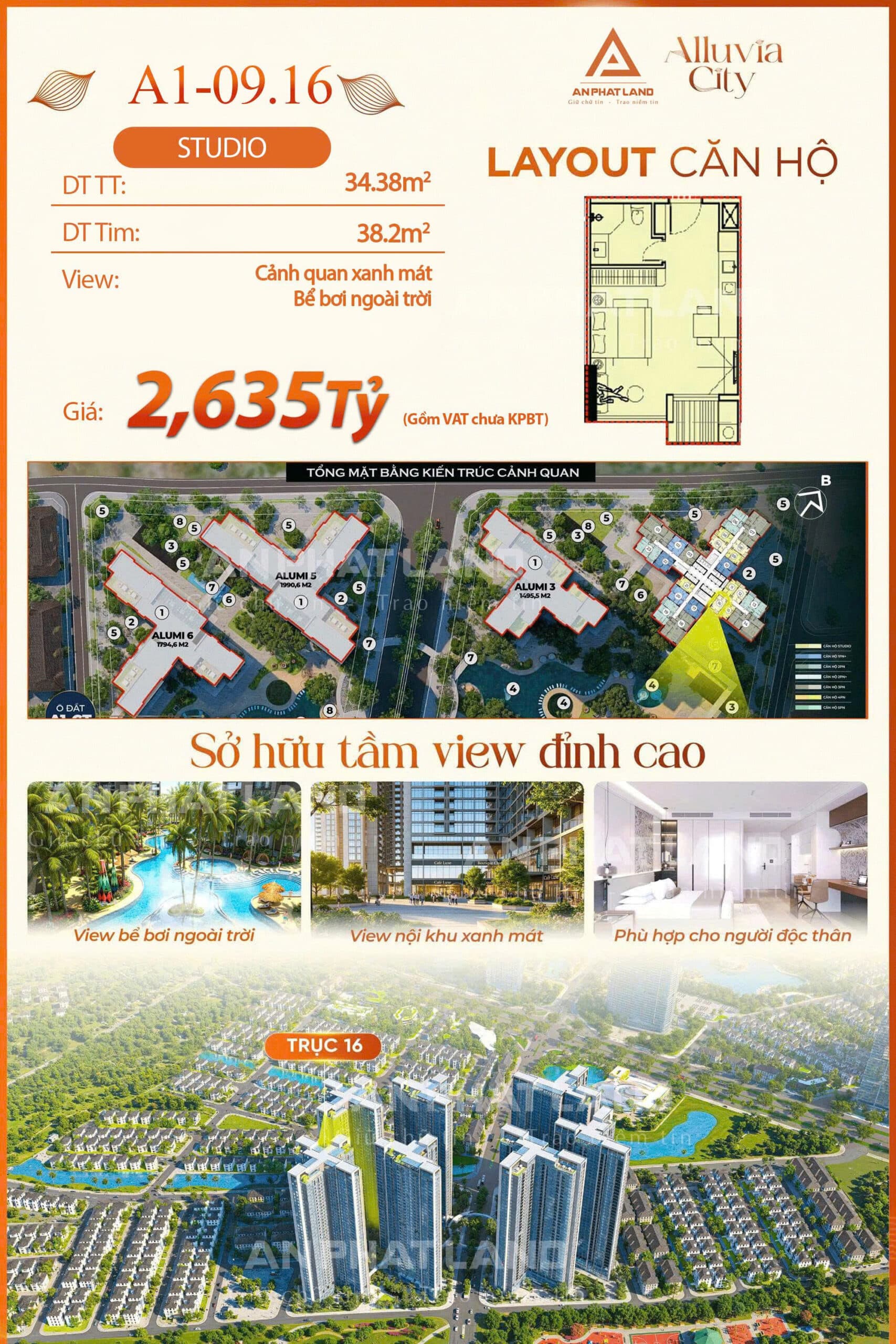 NHÀ ĐẸP GIÁ TỐT – BÁN CĂN HỘ STUDIO RESORT KHOÁNG NÓNG PHÍA ĐÔNG CHỈ VỚI 2,6 TỶ ĐỒNG