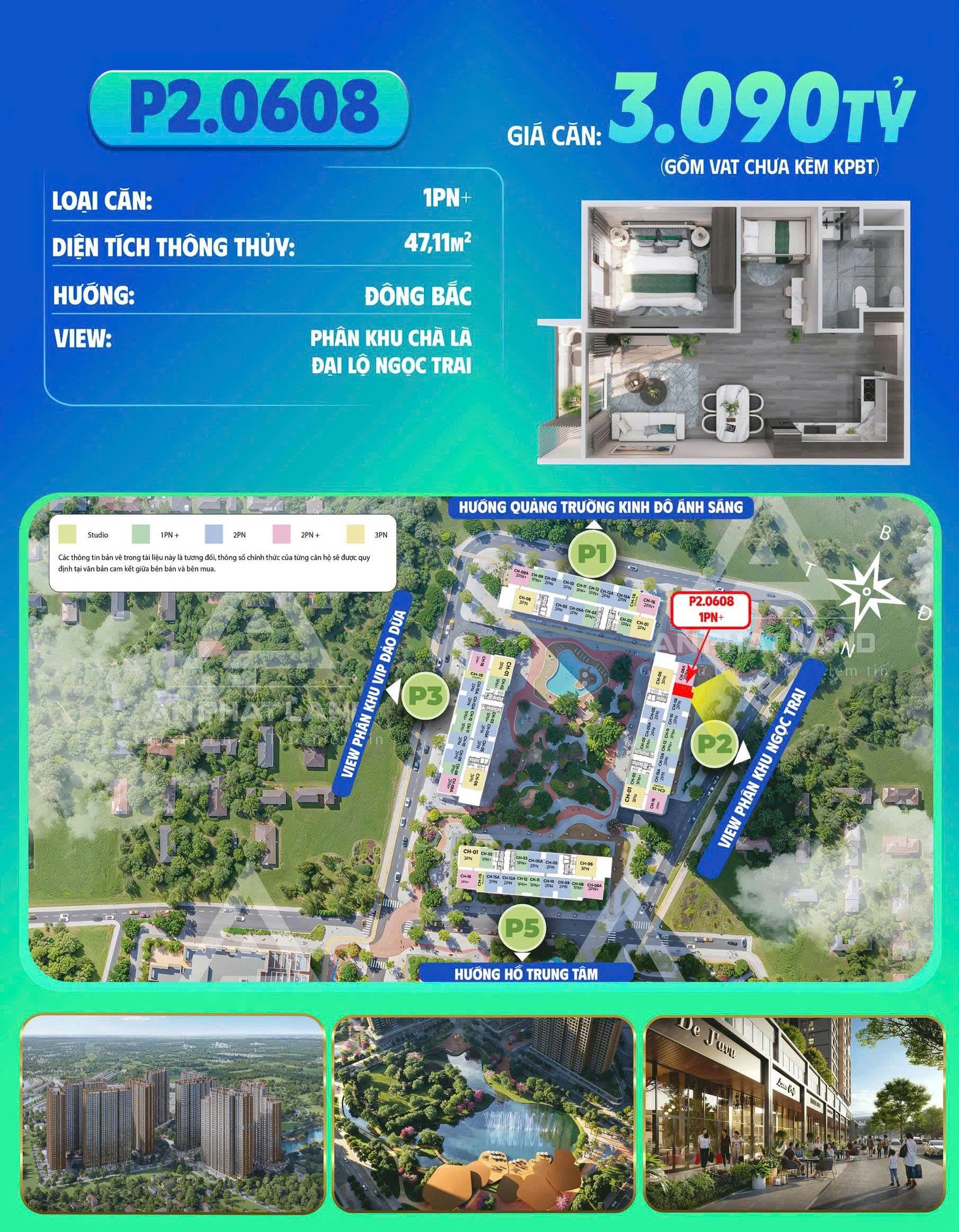 CHỈ 2,7 TỶ ĐỒNG SỞ HỮU NGAY CĂN HỘ 1PN+ ĐẲNG CẤP AN CƯ PHÍA ĐÔNG THỦ ĐÔ