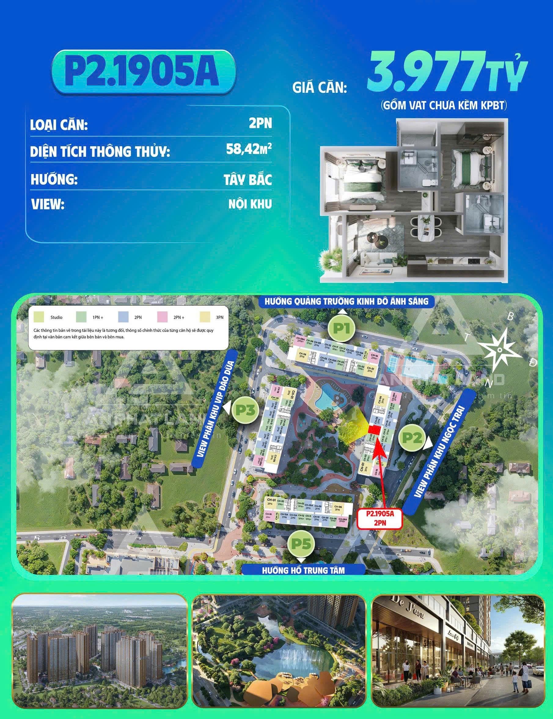 ĐÓN SÓNG HẠ TẦNG PHÍA ĐÔNG VỚI SIÊU PHẨM 2PN CAO CẤP GIÁ “MỀM” NHẤT THỊ TRƯỜNG