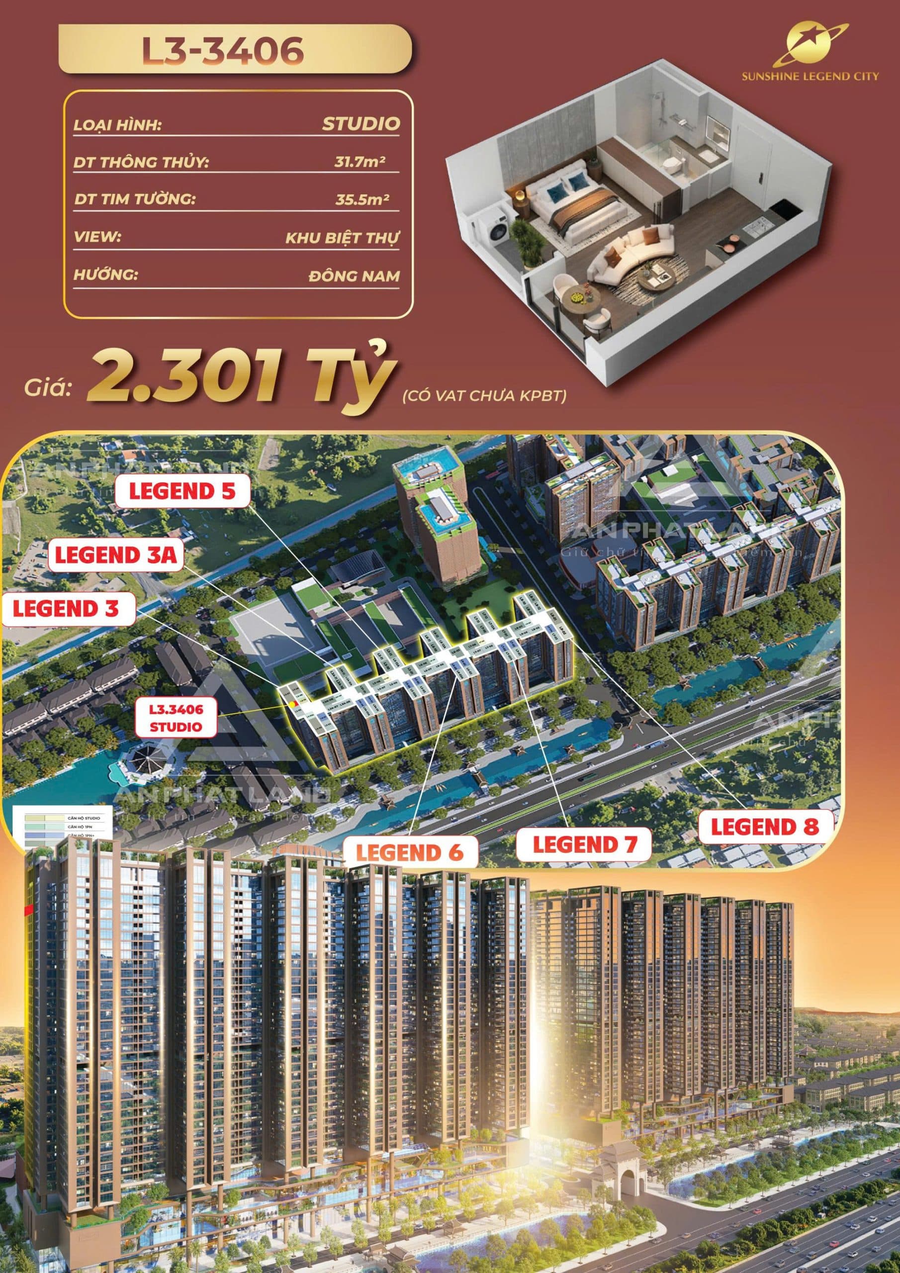 CHỈ VỚI 1,8 TỶ SỞ HỮU NGAY SIÊU PHẨM CĂN HỘ STUDIO TẦNG CAO PHÍA ĐÔNG HÀ NỘI