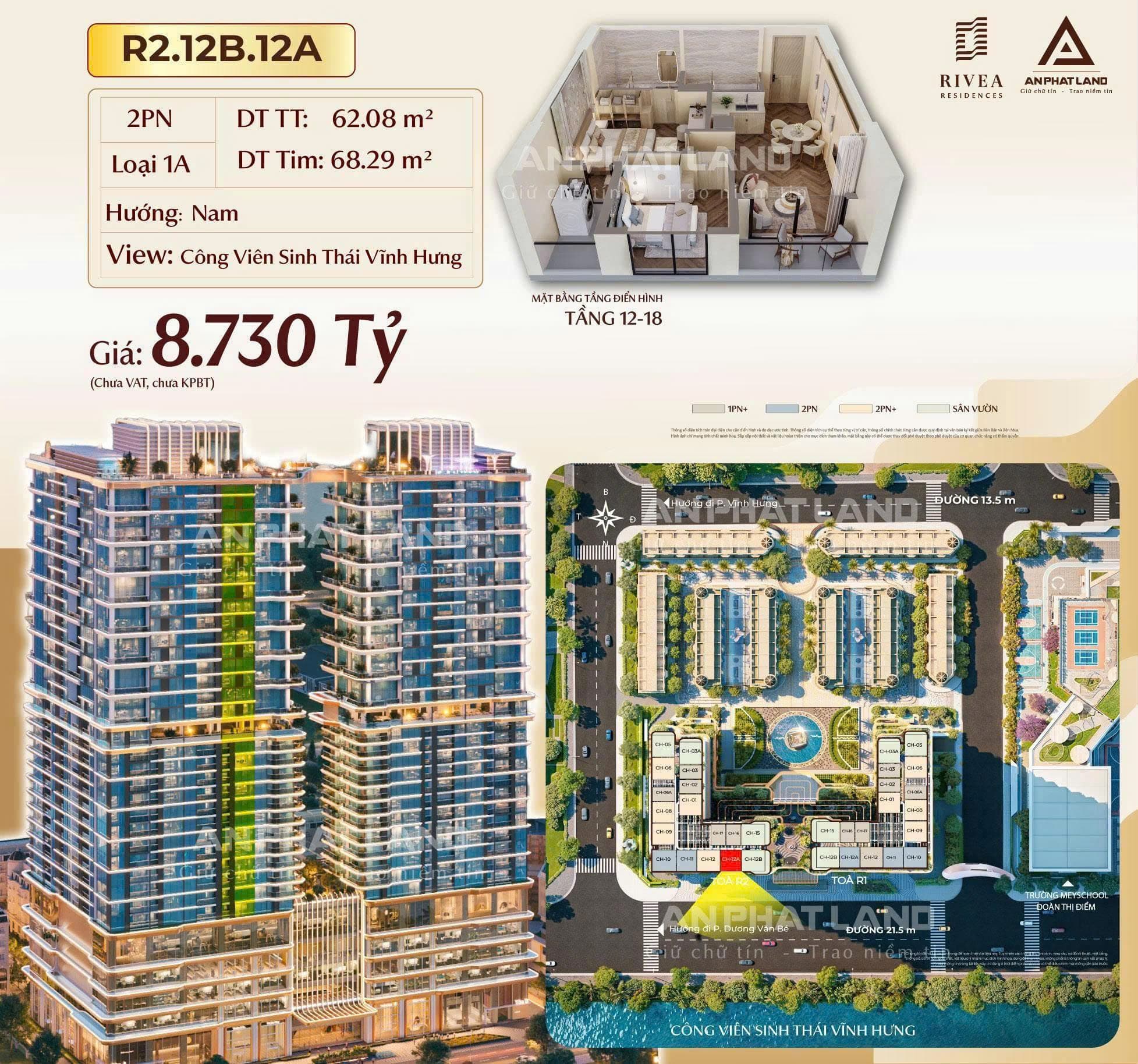 SỞ HỮU NGAY KIỆT TÁC CĂN HỘ 2PN HƯỚNG NAM VƯỢNG KHÍ TẠI QUẬN HOÀNG MAI – HÀ NỘI