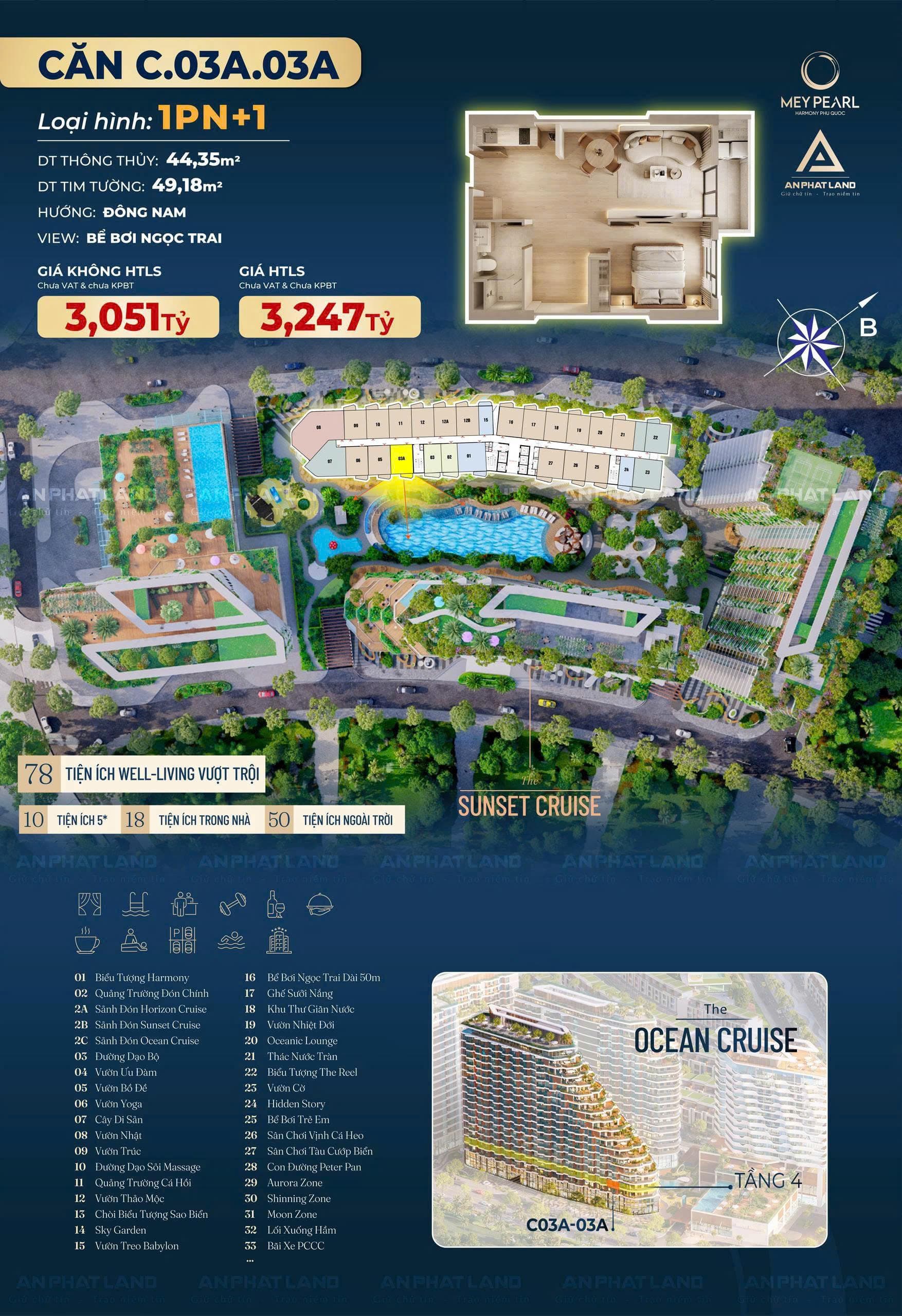 SỞ HỮU LÂU DÀI CĂN HỘ BIỂN 1PN+1 CHUẨN RESORT TẠI PHÚ QUỐC