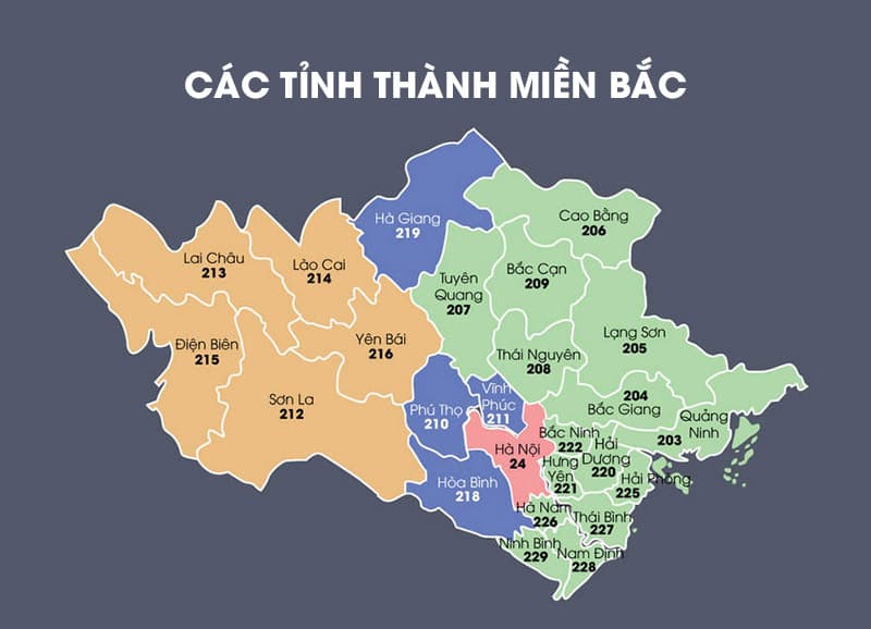 Các Tỉnh Miền Bắc Việt Nam: Danh Sách, Bản Đồ & Phân Tích Tiềm Năng Bất Động Sản