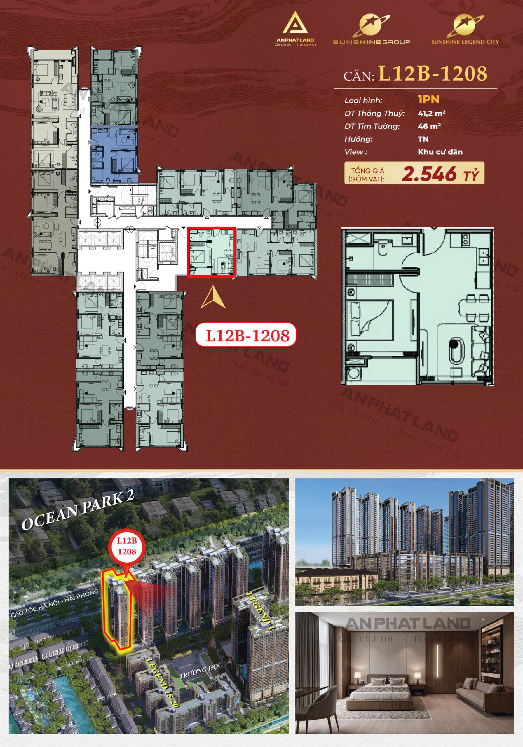 ĐỘC QUYỀN CĂN HỘ CAO CẤP 1PN SỐNG CHUẨN THƯỢNG LƯU PHÍA ĐÔNG THỦ ĐÔ CHỈ 2,5 TỶ|SUNSHINE LEGEND CITY