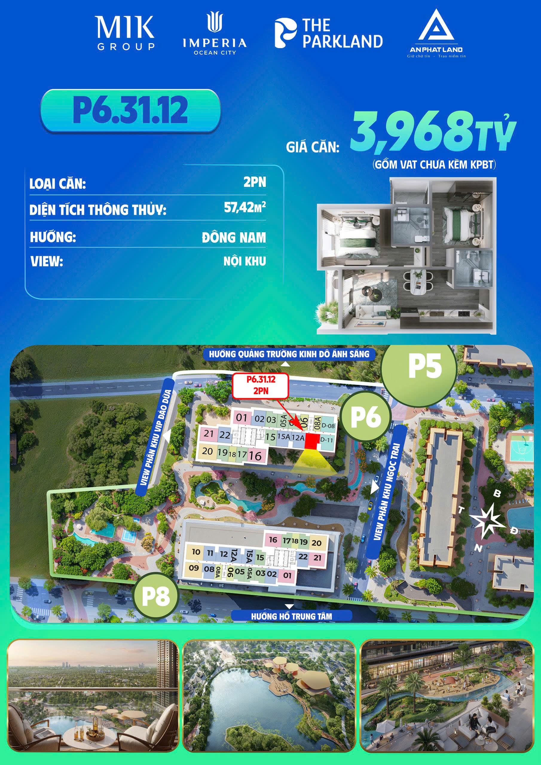 SỞ HỮU NGAY CĂN HỘ 2PN CAO CẤP CHẠM NGÕ THỦ ĐÔ VỚI GIÁ SIÊU HỜI