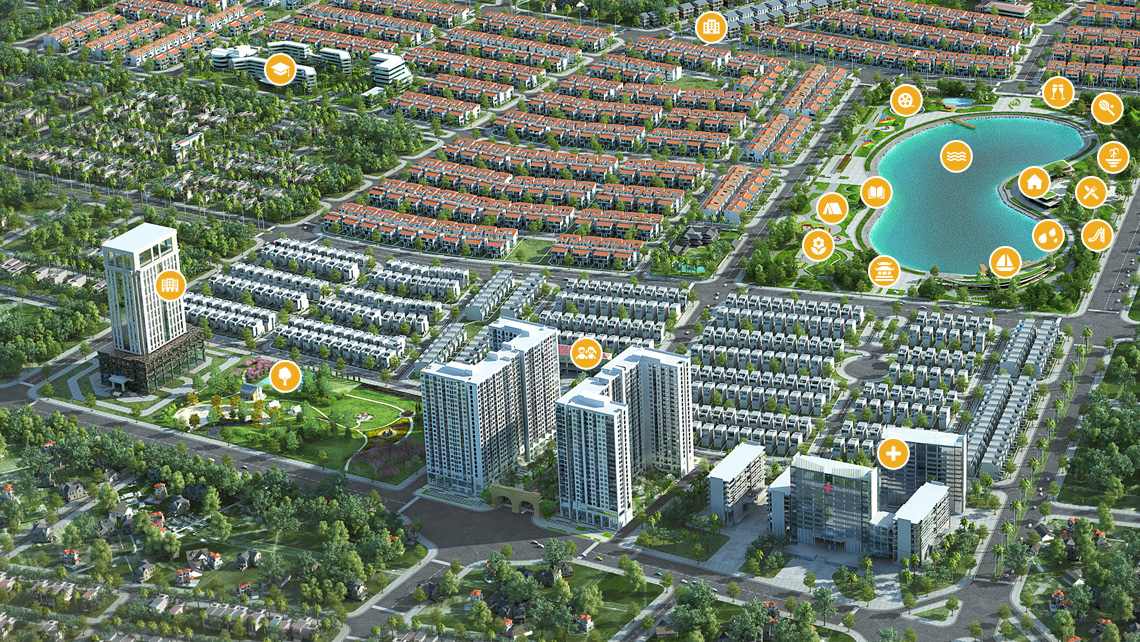 Anland Complex trong quần thể khu đô thị Dương Nội