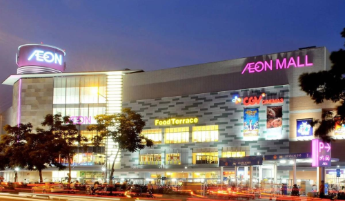 Trung tâm thương mại AEON - một trong những điểm nhấn tiện ích ngoại khu của Long Biên