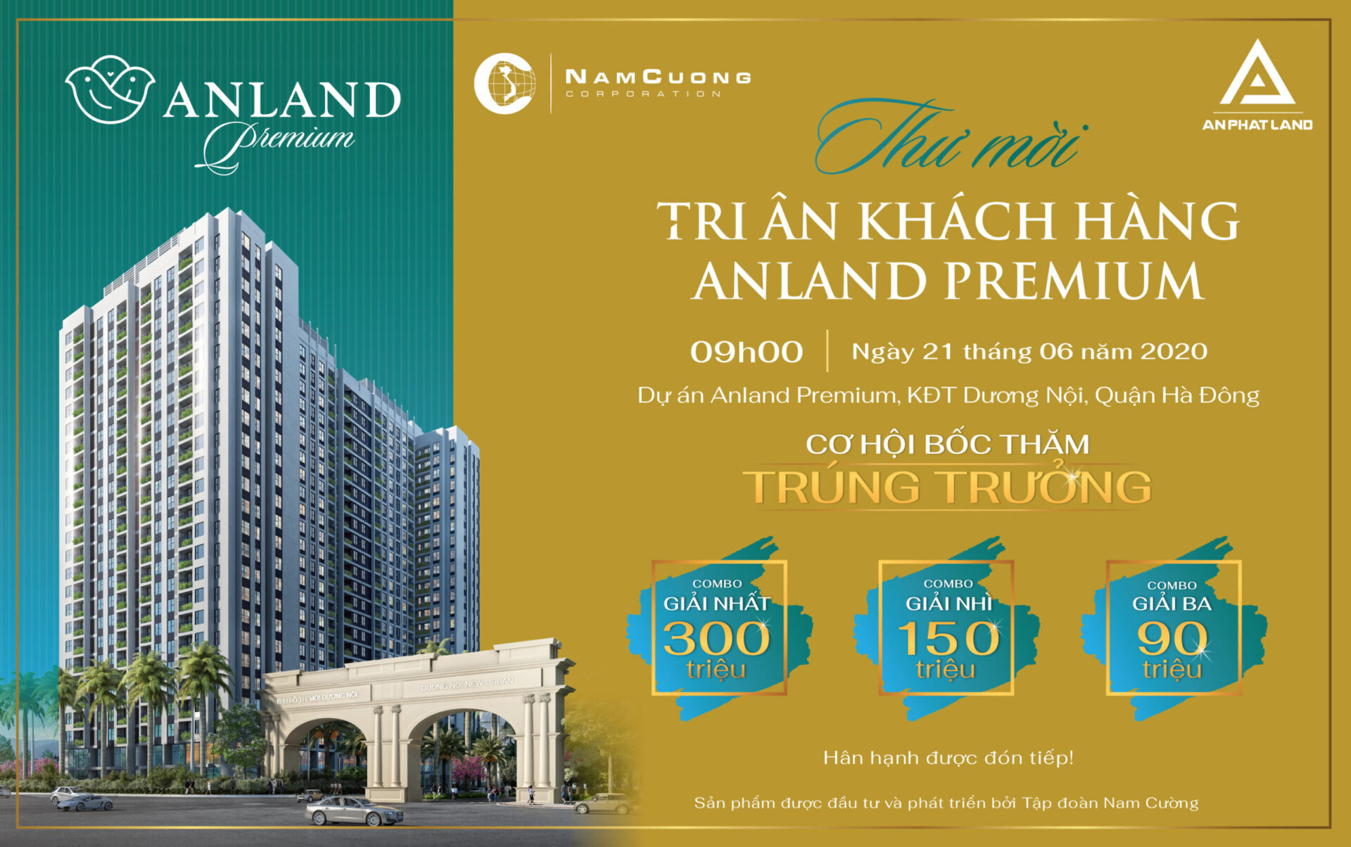 Anland Premium đã mở bán thành công 94% trên tổng số 575 căn hộ