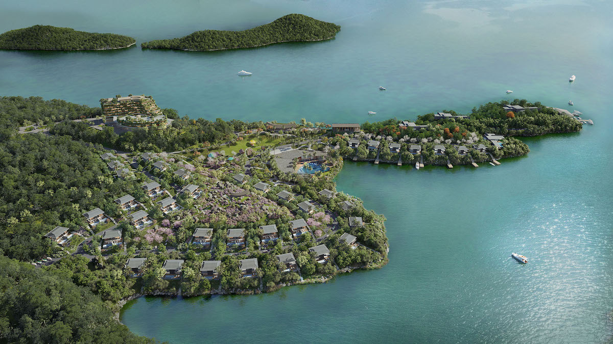 Cullinan Hoà Bình Resort nằm giữa lòng hồ Hòa Bình.