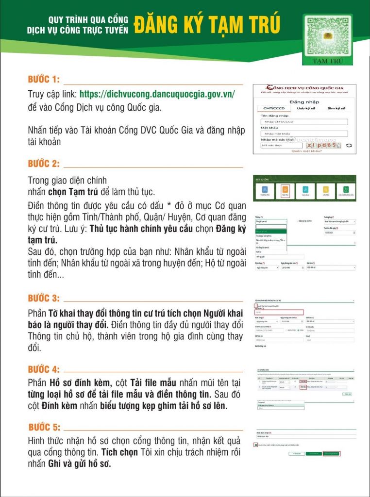 Lưu ý khi đăng ký tạm trú