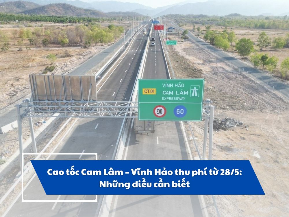 Cao tốc Cam Lâm - Vĩnh Hảo nối dài hành trình cao tốc Bắc - Nam
