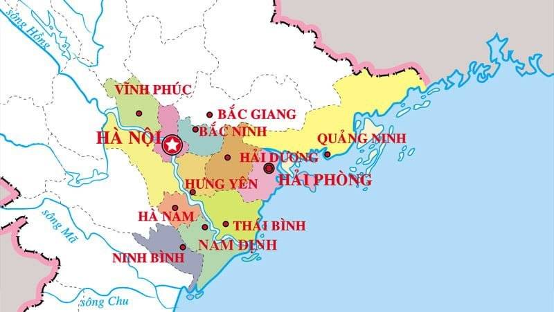 Giải đáp miền Bắc gồm những tỉnh nào