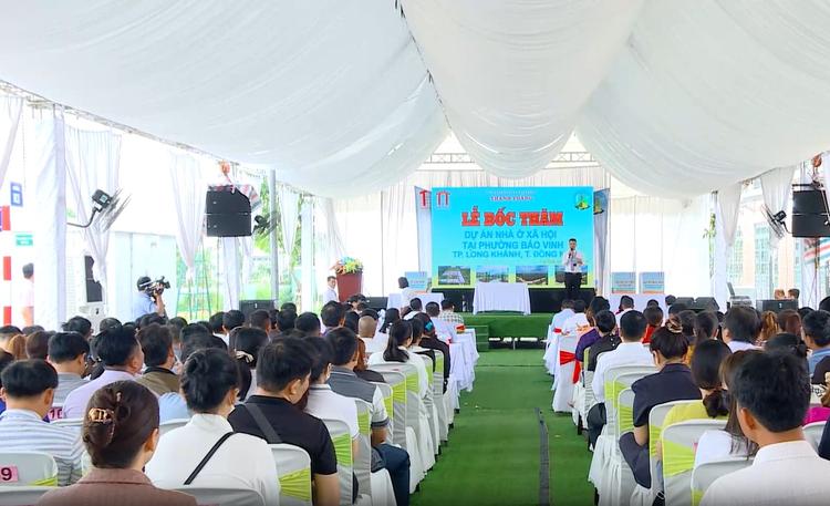 Phiếu bốc thăm nhà ở xã hội tại một dự án ở Đồng Nai