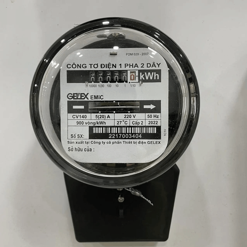 Cách xem chỉ số công tơ điện phòng trọ
