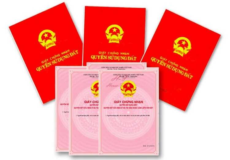 Sổ hồng ghi rõ mục đích sử dụng đất