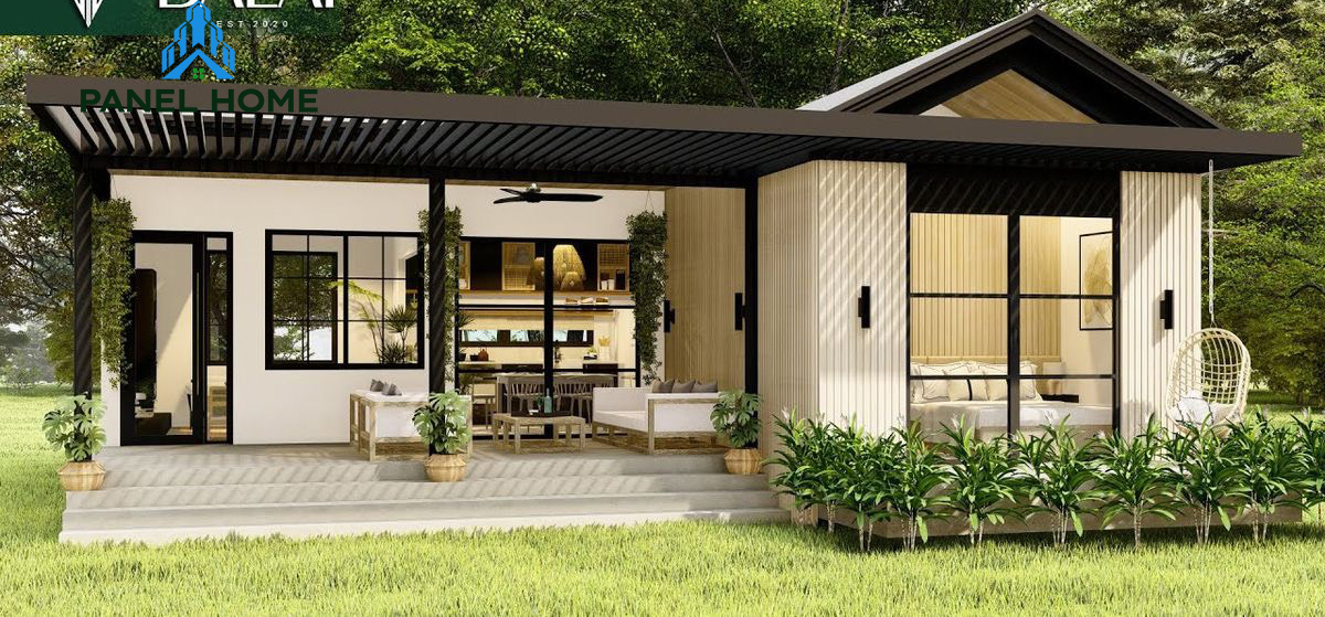 Mẫu nhà lắp ghép từ 150 triệu đồng với thiết kế đẹp